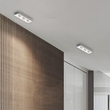Modern Geometric Ultra Thin LED Ceiling Light with Honeycomb Anti Glare Filter