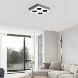Modern Geometric Ultra Thin LED Ceiling Light with Honeycomb Anti Glare Filter