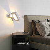360 Degree Rotatable LED Wall Sconce Modern Iron Indoor Lighting Fixture for Bedroom and Living Room