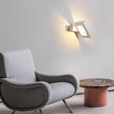 360 Degree Rotatable LED Wall Sconce Modern Iron Indoor Lighting Fixture for Bedroom and Living Room