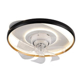 360 Degree Rotating Low Profile LED Ceiling Fan with Stepless Dimming Remote Control