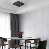 Modern Geometric Ultra Thin LED Ceiling Light with Honeycomb Anti Glare Filter