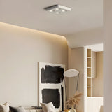 Modern Geometric Ultra Thin LED Ceiling Light with Honeycomb Anti Glare Filter