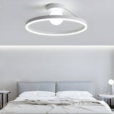 Modern LED Minimalist Ball Ceiling Light Fixture with 3 Step Dimming for Bedrooms and Living Rooms