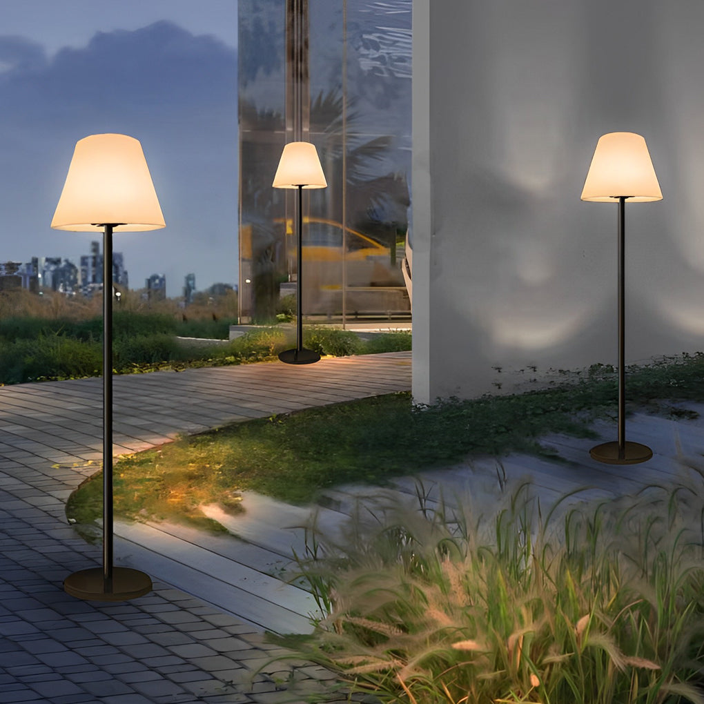 Modern RGB LED Standing Floor Lamp with App Control and Metal Base for Living Room Bedroom