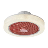Modern Bladeless Ceiling Fan with Integrated Heater and Dimmable LED Light for Year Round Comfort