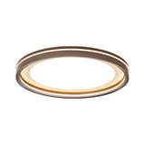 Modern Layered Ring Flush Mount LED Ceiling Light with 3 Color Temperature Dimming