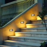 3W Waterproof LED Recessed Stair Lights Outdoor Wall Step Lighting for Modern Pathways and Garden Decks