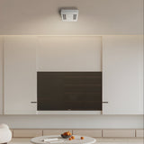 Modern Minimalist Aluminum LED Flush Mount Ceiling Downlight in Square or Rectangular Design