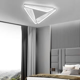 Modern Geometric LED Flush Mount Ceiling Light Fixture for Living Room and Bedroom