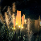 10 Piece Outdoor Waterproof Frosted Acrylic Reed Stick Lawn Lights for Garden Pathway Landscape Decoration