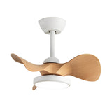 Modern 3 Blade LED Ceiling Fan with Remote Dimmable Light and Quiet Inverter Motor for Bedroom