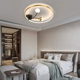 Modern LED Ceiling Light Round Acrylic Ball Flower Design with 3 Color Dimming