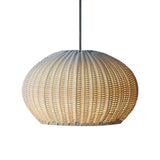 Modern Waterproof Rattan Lantern Outdoor Wall Sconce and Garden Hanging Pendant Lamp