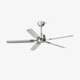 Modern Minimalist 52 Inch Metal Ceiling Fan for Living Rooms and Bedrooms