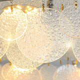 Modern Glass Seashell LED Ceiling Flush Mount Light with 3 Color Dimming for Bedroom Study Nursery