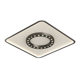Modern LED Flush Mount Ceiling Light with 3 Step Dimming Anti Glare Square and Round Designs
