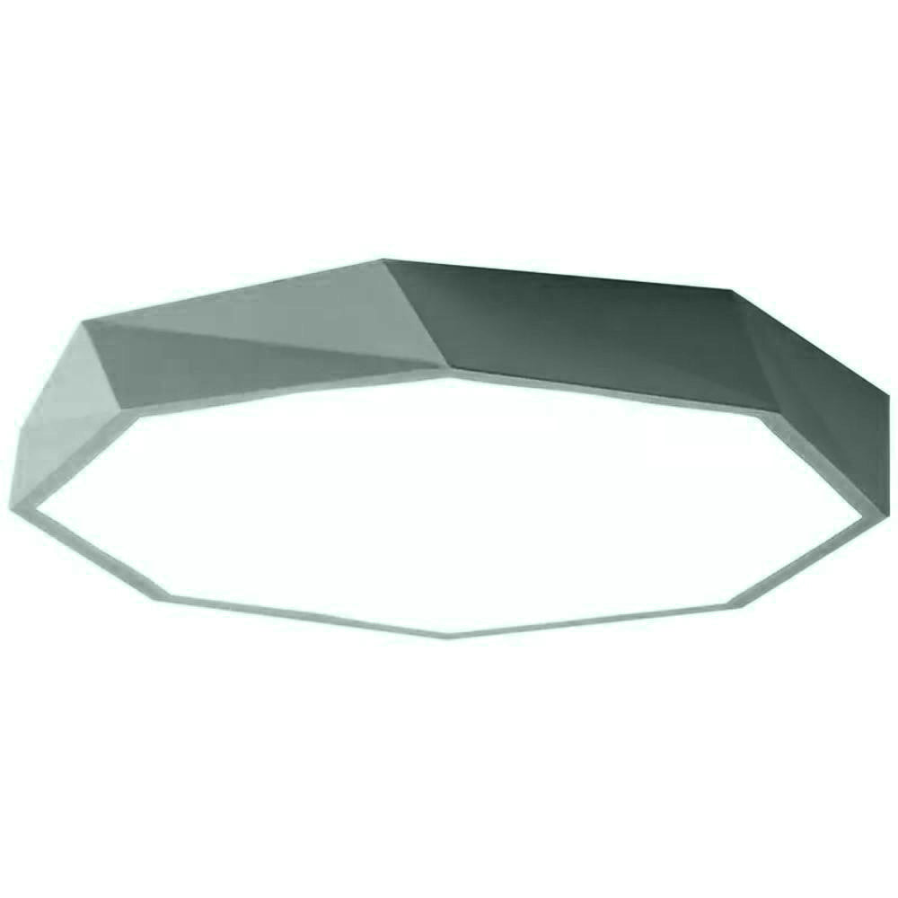 Modern Geometric LED Flush Mount Ceiling Light for Bedroom and Kitchen Dimmable Fixture