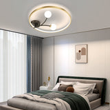 Modern LED Ceiling Light Round Acrylic Ball Flower Design with 3 Color Dimming