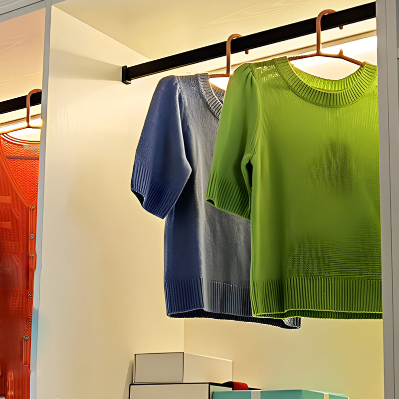 6 Pack Modern Surface Mounted LED Strip Lights for Cabinets and Wardrobes 12V Energy Efficient Lighting