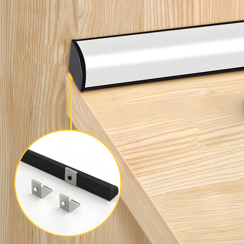 6 Pack Modern Surface Mounted LED Strip Lights for Cabinets and Wardrobes 12V Energy Efficient Lighting