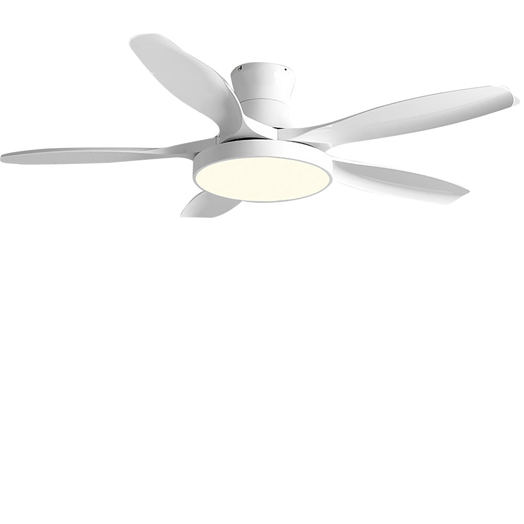 60 Inch Modern Ceiling Fan with LED Light and Remote Control 6 Speed Reversible DC Motor
