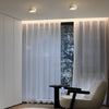 Modern Minimalist Round Aluminum LED Flush Mount Ceiling Lamp for Corridors and Entrances