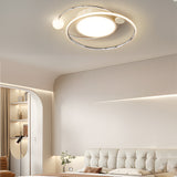 Modern Nordic 20 Inch LED Ceiling Light Dimmable with Remote and 3 Step Dimming Flush Mount