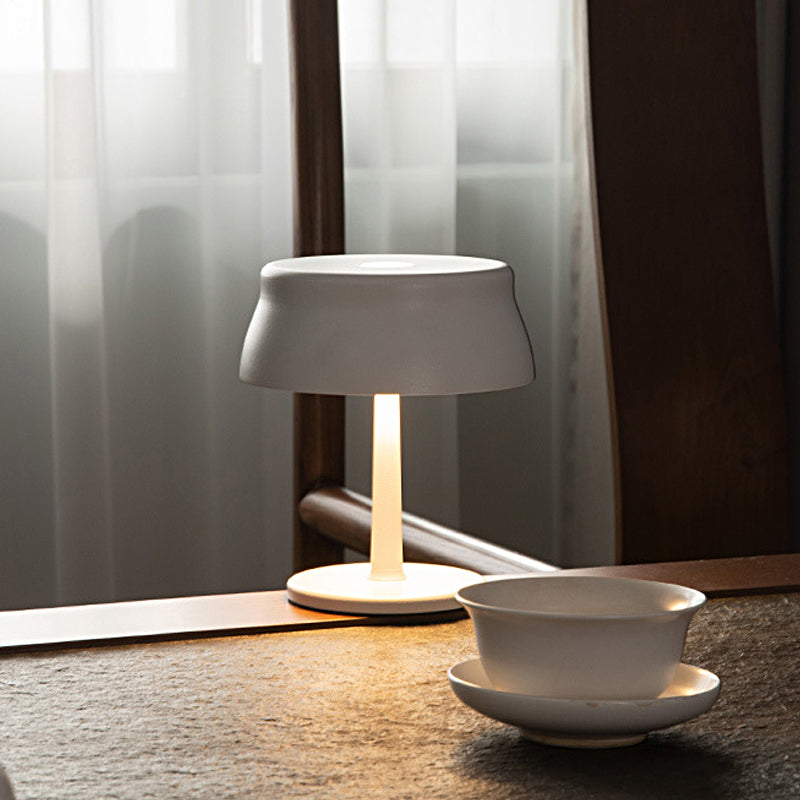 Modern Cordless Aluminum Table Lamp Touch Dimmable Rechargeable Battery LED Desk Light