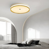 Dimmable Circular LED Ceiling Light with Acrylic Shade and Modern Minimalist Design