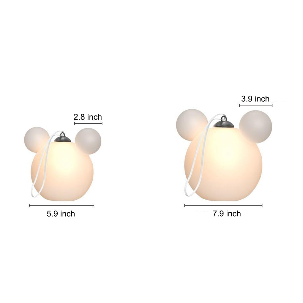 Portable 3D Animal Shape Outdoor Hanging Lantern Waterproof USB Rechargeable LED Garden Light