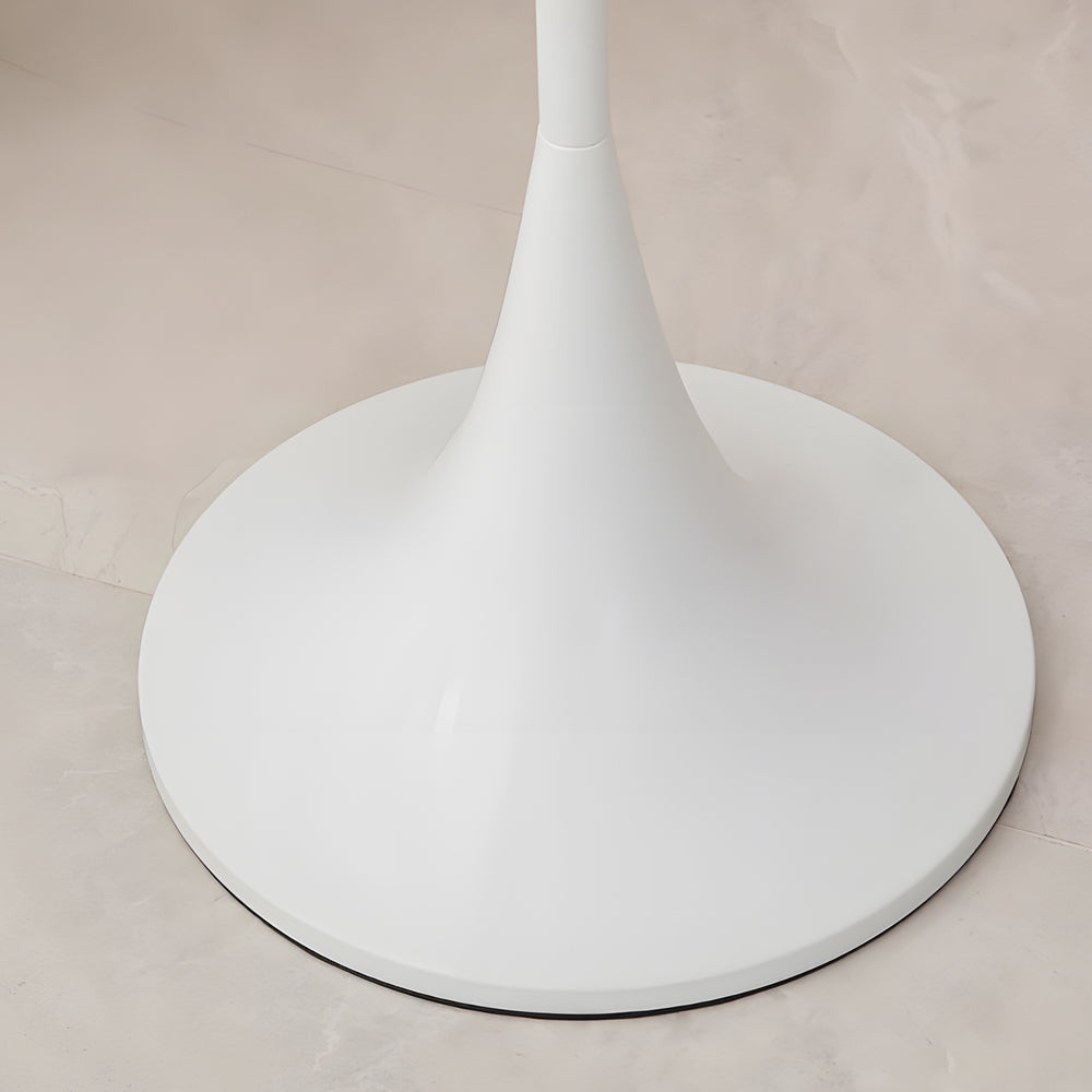 Modern White Mushroom Dome Floor Lamp with 3 Step Dimmable Color Temperature