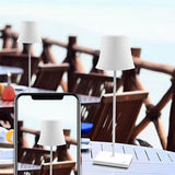 15 Inch Cordless Rechargeable LED Table Lamp Modern Metal Desk Light for Living Room and Patio
