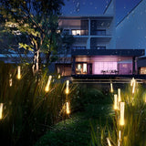 10 Piece Outdoor Waterproof Frosted Acrylic Reed Stick Lawn Lights for Garden Pathway Landscape Decoration