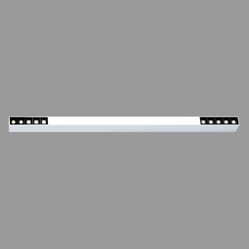 Modern Linear Magnetic Floating LED Ceiling Light with Minimalist Aluminum Design