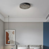 Modern 9.1 Inch Round LED Flush Mount Ceiling Light 4 Light Ultra Thin Low Profile Aluminum Fixture
