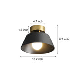 10 Inch Modern Round Flush Mount Ceiling Light with 3 Color Dimming for Hallway and Entrance