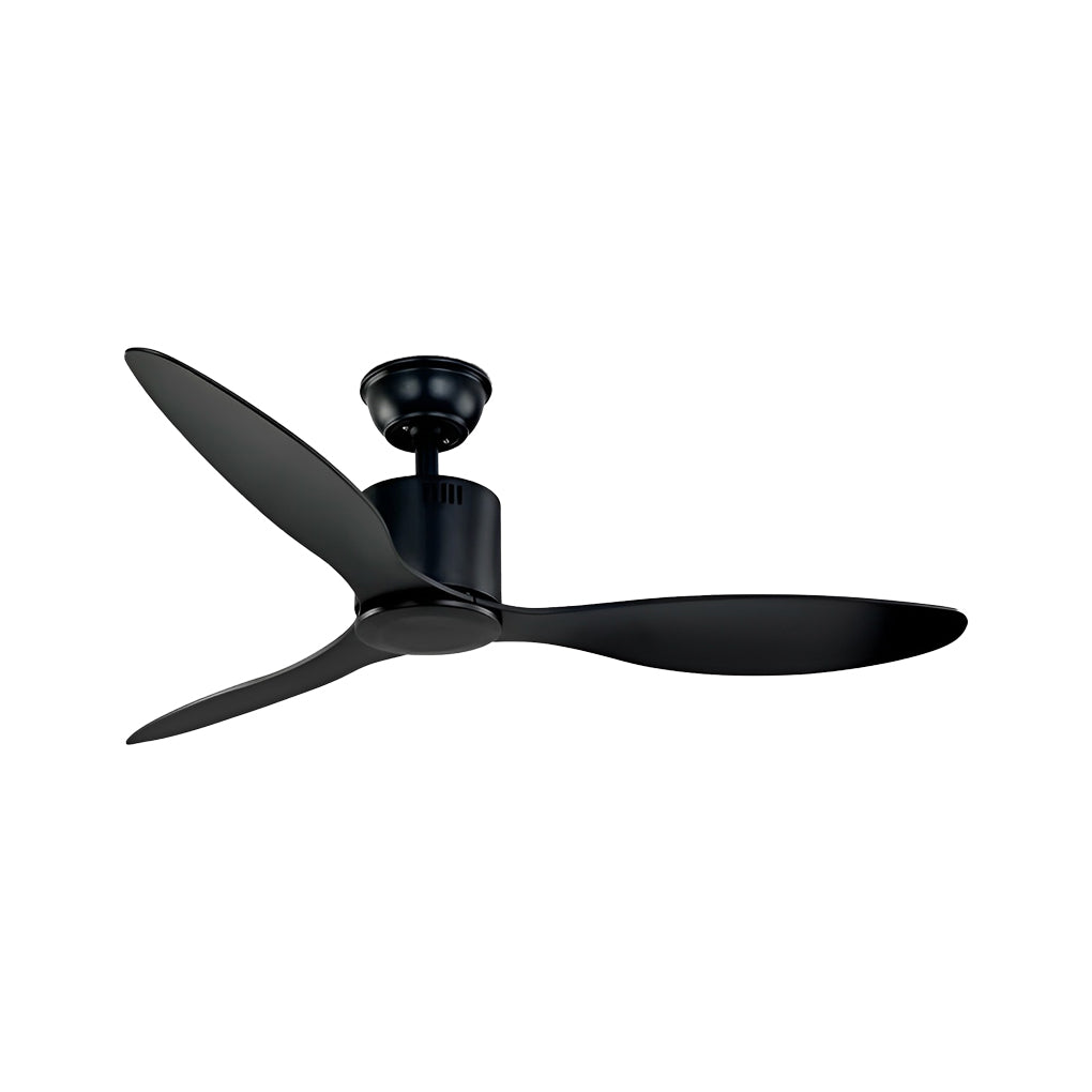 Modern 52 Inch Ceiling Fan with Dimmable LED Light and Remote 3 Blade Silent Motor Flush Mount