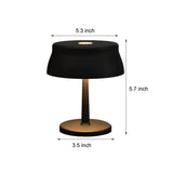 Modern Cordless Aluminum Table Lamp Touch Dimmable Rechargeable Battery LED Desk Light