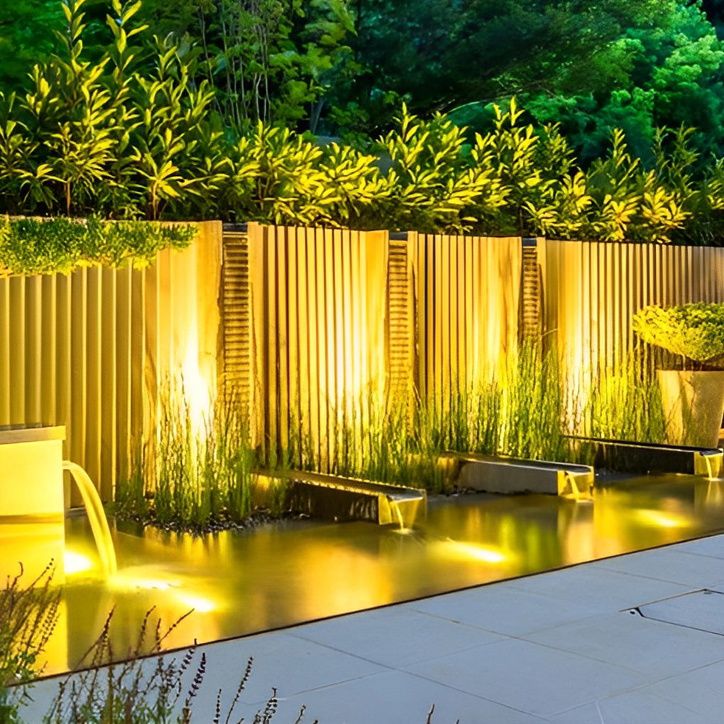 9W LED Underwater Fountain Light IP68 Waterproof Stainless Steel DC24V Pool Spotlight