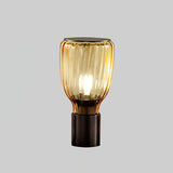 Acquerelli Glass Table Lamp Modern Hand Blown Watercolor Desk Light for Nightstand