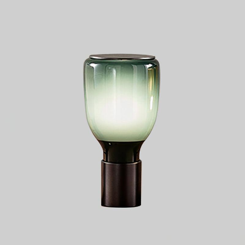 Acquerelli Glass Table Lamp Modern Hand Blown Watercolor Desk Light for Nightstand