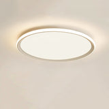 Modern Round Acrylic LED Flush Mount Ceiling Light for Living Room and Kitchen