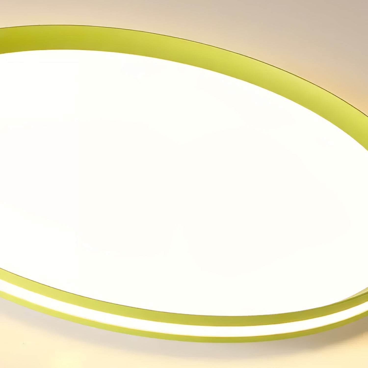Modern Round Acrylic LED Flush Mount Ceiling Light for Living Room and Kitchen