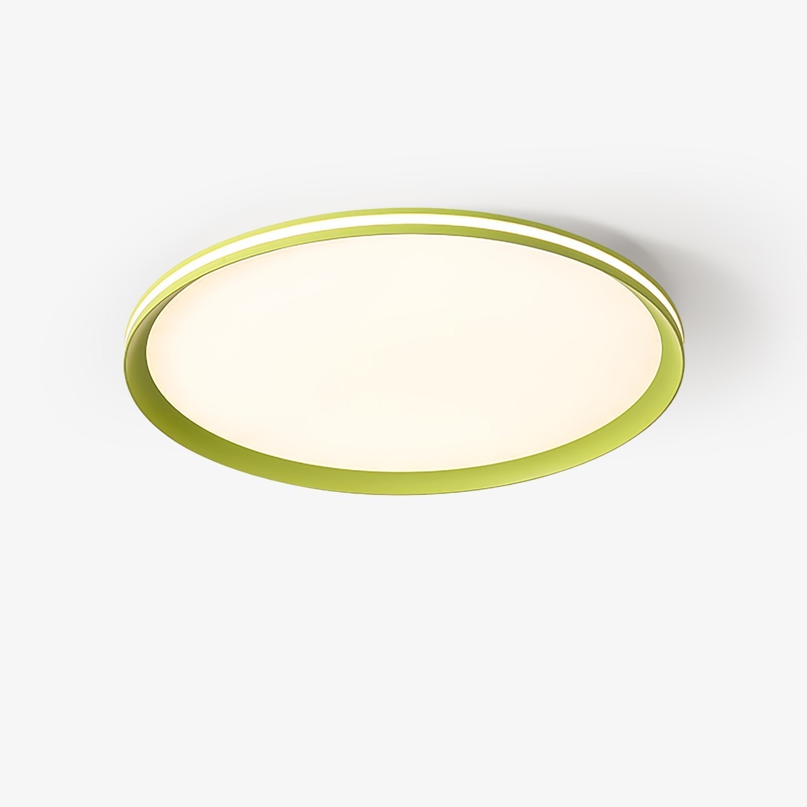 Modern Round Acrylic LED Flush Mount Ceiling Light for Living Room and Kitchen