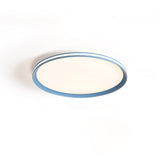Modern Round Acrylic LED Flush Mount Ceiling Light for Living Room and Kitchen