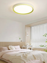 Modern Round Acrylic LED Flush Mount Ceiling Light for Living Room and Kitchen