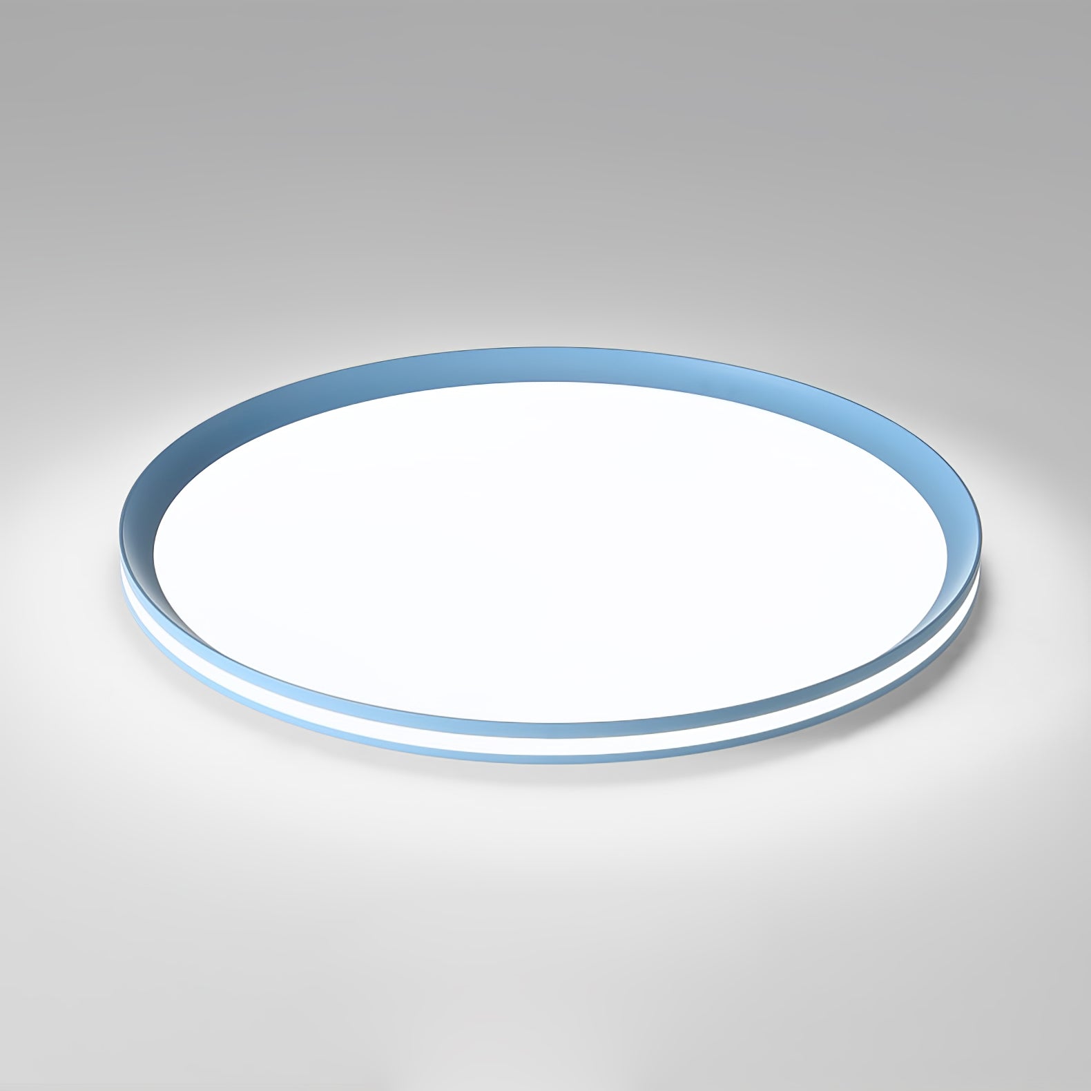 Modern Round Acrylic LED Flush Mount Ceiling Light for Living Room and Kitchen