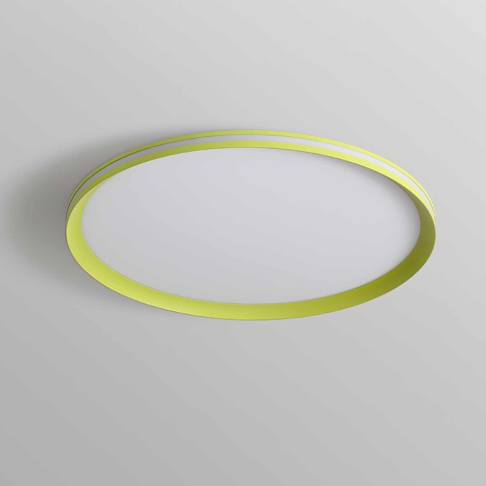 Modern Round Acrylic LED Flush Mount Ceiling Light for Living Room and Kitchen