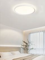 Modern Round Acrylic LED Flush Mount Ceiling Light for Living Room and Kitchen